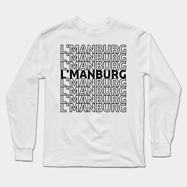 Repeated Cute L'manburg Long Sleeve T-Shirt by The Sober Art